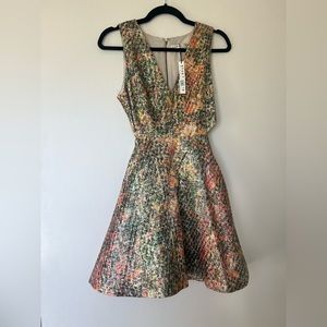 Alice & Olivia Multi-Colored Cutout Dress (new with tags!)